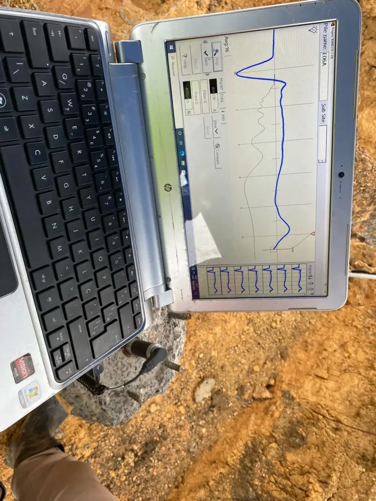 ensaio de integridade pit (pile integrity test)
