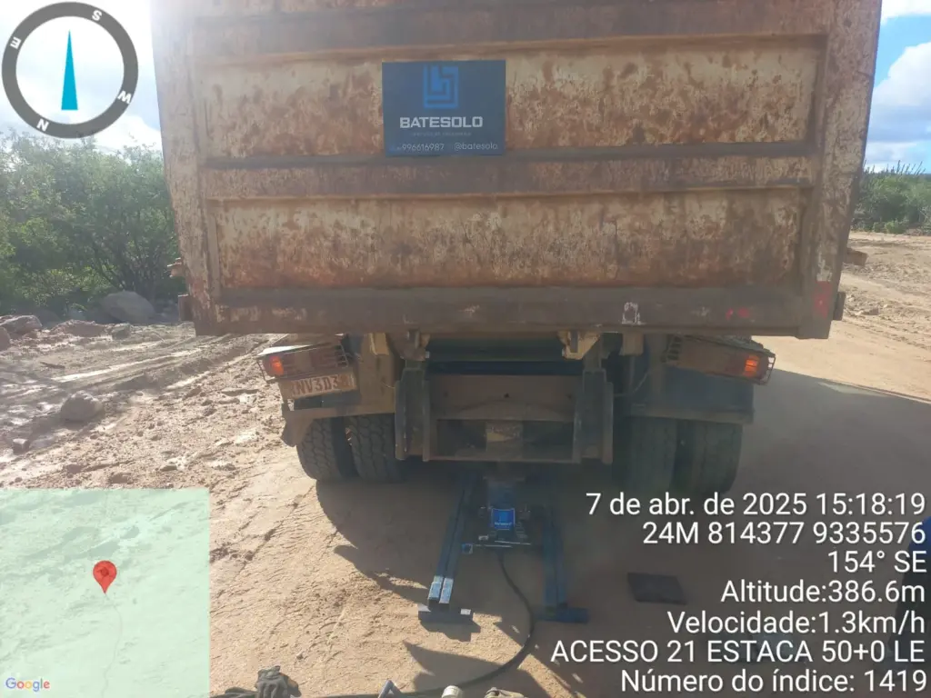 ensaio placa de carga