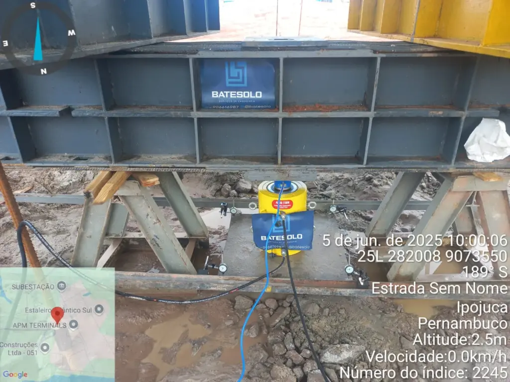prova de carga estática nbr